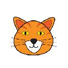 Ginger Cartoon Cat